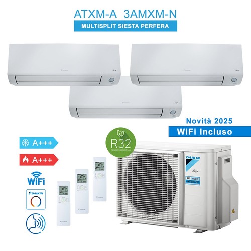 Daikin 3amxm52n 3x atxm25a - daikin, +